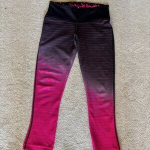 Black/Pink Spandex Workout Pants